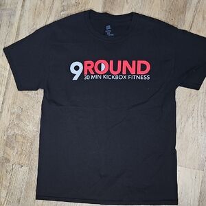 Hanes Black and Red Graphic Tee